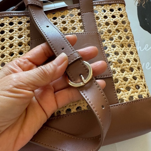 J crew Brown and Tan Mini Tote Bag - Picture 5 of 5